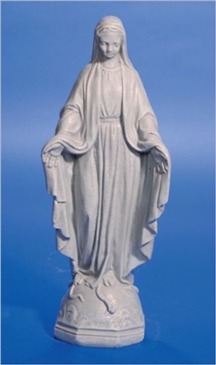 Our Lady of Grace statue, 18" in height