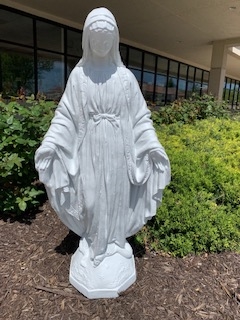 Our Lady of Grace statue, 36" in height