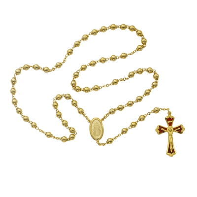 Gold Plated Divine Mercy Rosary