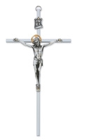 8"  SILVER CRUCIFIX