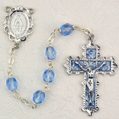 Birthstone rosary-December - Zircon 6MM Rosary