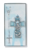 Baby Blue Crib Cross and Rosary