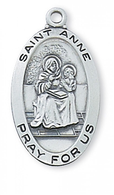 St. Anne Sterling Silver Medal