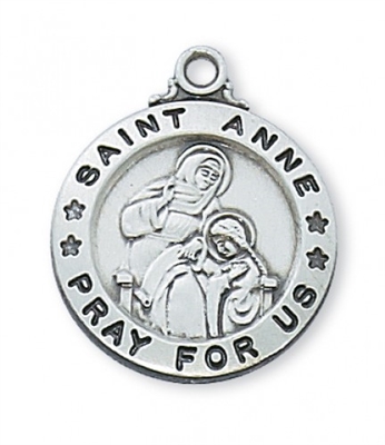 St. Anne Sterling Silver Medal