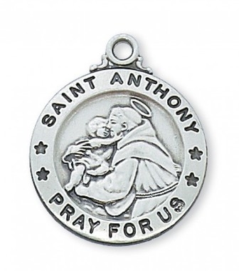 St. Anthony Sterling Silver