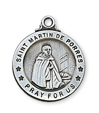 St Martin De Porres Sterling Silver 20"