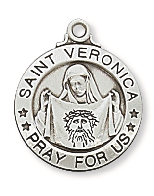 St. Veronica Sterling Silver 20" Chain