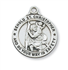 St Christopher Sterling Silver Medal on 20" Chain