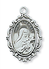 St. Therese Sterling Silver Medal on 18" Chain