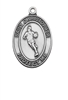 Baskeball St. Chistopher Sterling Silver Medal