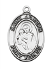 St. Joseph Sterling Silver medal on 24" Chain