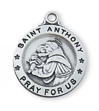 St. Anthony Sterling Silver