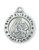 St Elizabeth of Hungary Sterling Silver on 18" Chain