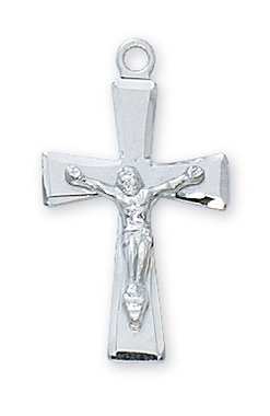 Sterling Silver Crucifix with 18" Chain