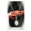 Football St. Chistopher Medal Prayer Card Set