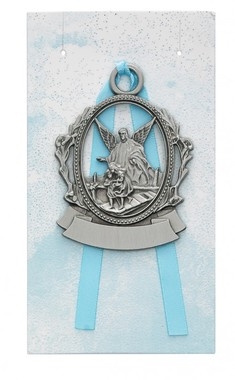 baptism crib medal