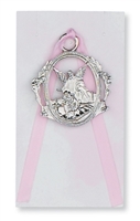 Girl Silver Crib Medal