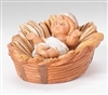 Fontanini Baby Jesus in a Basket 5" Scale