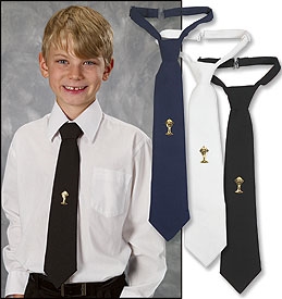 First Communion Tie - Black