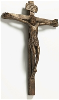 Realistic Crucifix Bronze Color 20"