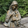 Madonna and Child 14.25" bronze look