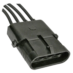 PI-5798C 1 piece Four Cavity Shroud with Male Terminals