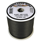 Primary Wire 12 AWG BLACK 100 ft