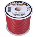 PI-81181S  18 AWG Red Primary Wire