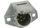 PO-11-720-EP 7Way Connector Socket Die Cast With Solid Pins Packaged