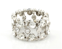 Statement Crystal Bracelet, Fashion Bracelet, Bridal Jewelry, Statement Bracelet, Crystal Shiny Bracelet