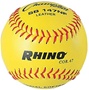 Champion RHINO 12" Leather Fastpitch Softballs (Poly Core) - Dozen