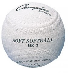 Champion Rubber Softballs - Dozen