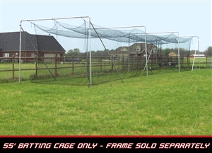 Cimarron 55' L x 14' W x 12' H #45 Twisted Poly Batting Cage Net