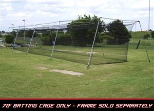 Cimarron 70x14x12 #42 Twisted Poly Batting Cage Netting