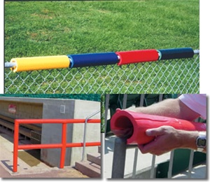 SafeFoam™ Premium Baseball Field Fence Padding