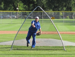 The A Screen Portable Pitching Screen