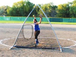 The A Screen Portable Softball Screen