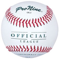 Pro Nine OL2 Official League Youth Baseballs - Dozen
