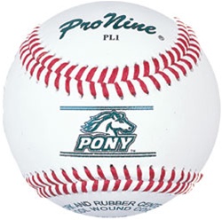 Pro Nine PL1 Pony League Official Game Baseballs - Dozen