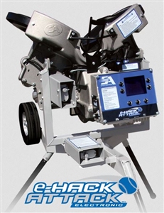 E-HACK ATTACK 3-Wheel Programmable Baseball Pitching Machine