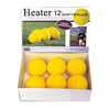 Heater Dimpled Yellow Softballs - Dozen