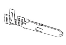 PIN MALE - MOLEX .062 SERIES - 24-18AWG