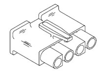 4 CIRCUIT POWER RECEPTACLE; 03-12-1046