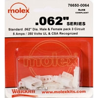 MOLEX KIT    .062 3 CIR; 1625-3PRT