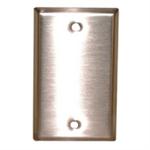 70-7410B; Stainless Steel Blank Wall Plate