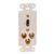 75-1144; Designer Plate HDMI + Audio/Video; Solderless - White