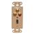 75-1146; Designer Plate HDMI + Audio/Video; Solderless - Ivory