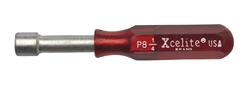 1/4 x 3 1/2 Compact Standard Nutdriver, Red Handle; Part Number: P8