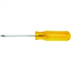 No. 2 Phillips x 4 Round Blade Screwdriver, Amber Handle; Part Number: X102