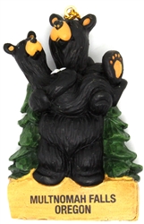 Bear With Flower Ornament